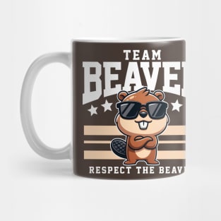 Team Beaver Respect the Beaver Mug